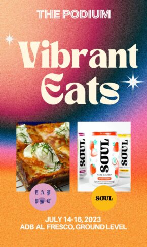 14. Vibrant Eats 3DS July 2023 (22 × 37 in)